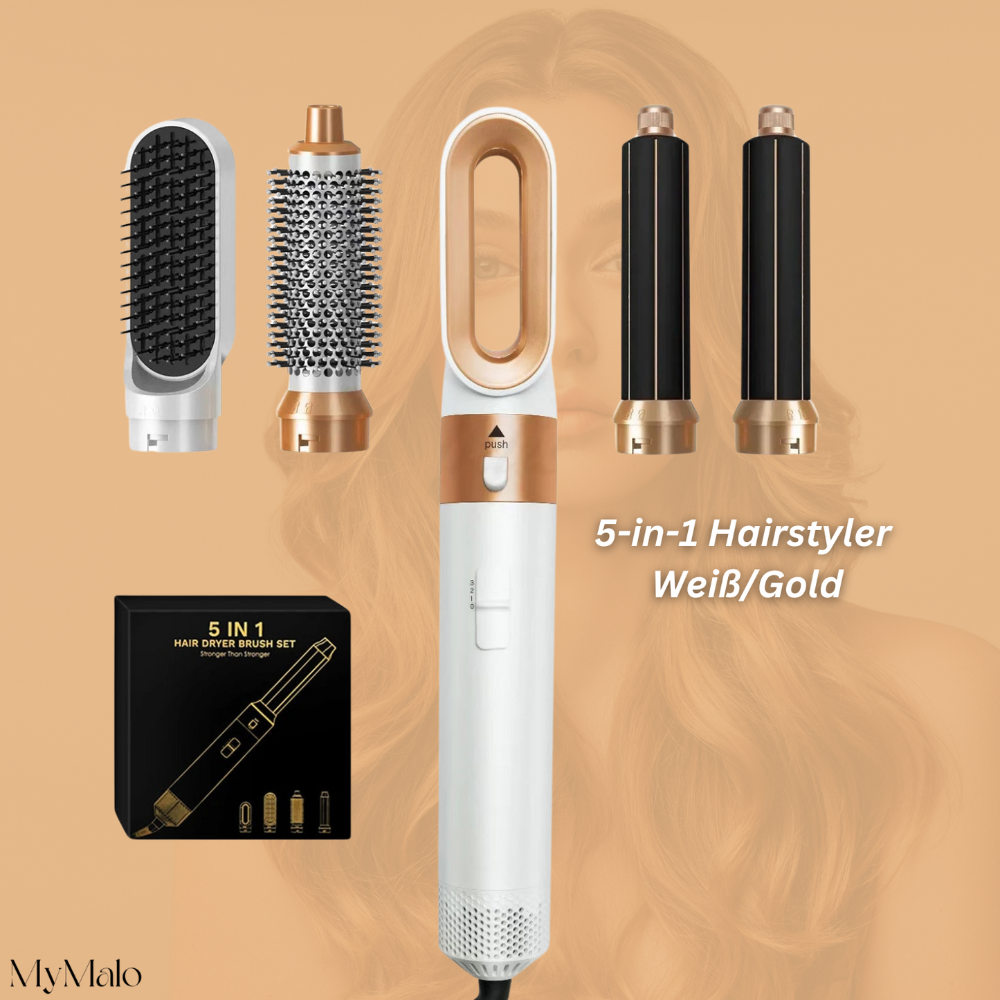 5-in-1 Elektrische Haarbürste – Ihre vielseitige Styling-Lösung