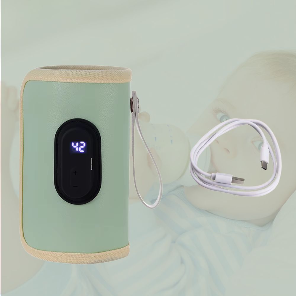 Tragbarer USB-Babymilchwärmer – ideal fürs Auto, Reisen und unterwegs. Erwärmt Flaschen schnell und einfach.